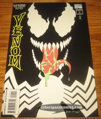Venom: the Enemy Within #1 glows in the dark