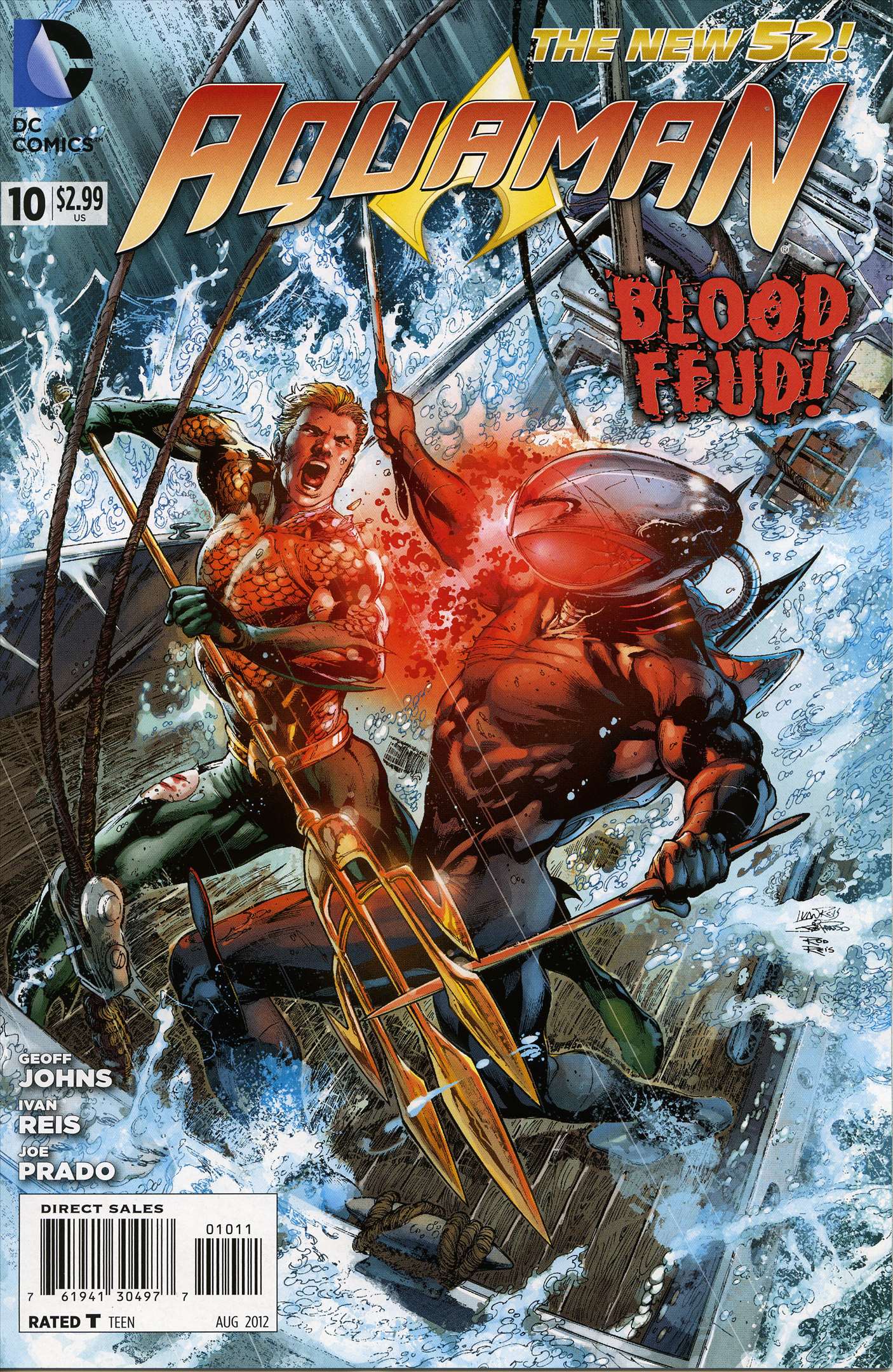 Aquaman (7th Series) #10 VF/NM DC - save on shipping - details inside - 第 1/1 張圖片