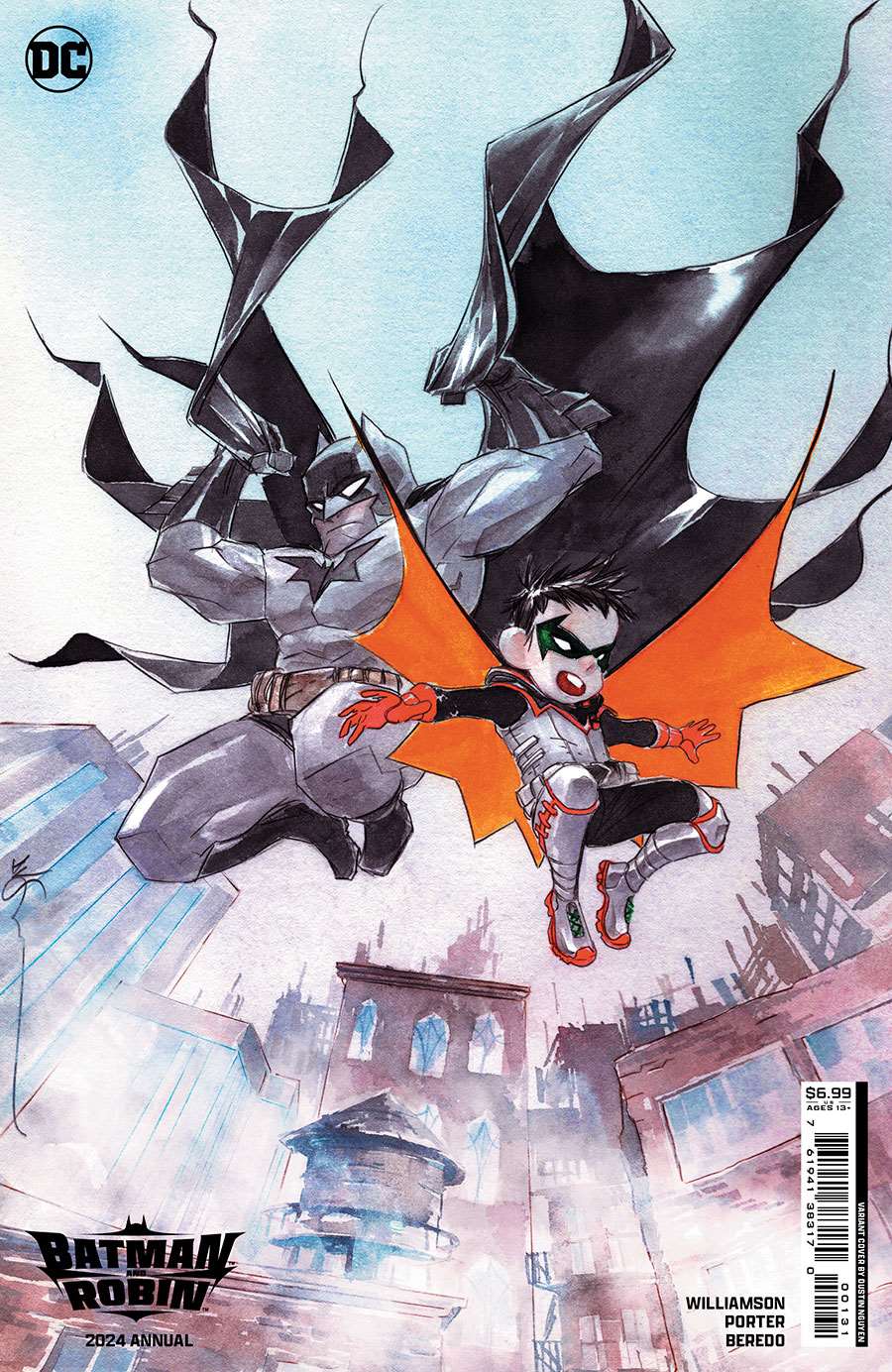 Batman and Robin (3rd Series) Annual #2024C VF/NM; DC | Dustin Nguyen Variant - - 第 1/1 張圖片