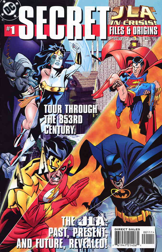 JLA in Crisis Secret Files #1 VF ; DC | & Origins Justice League