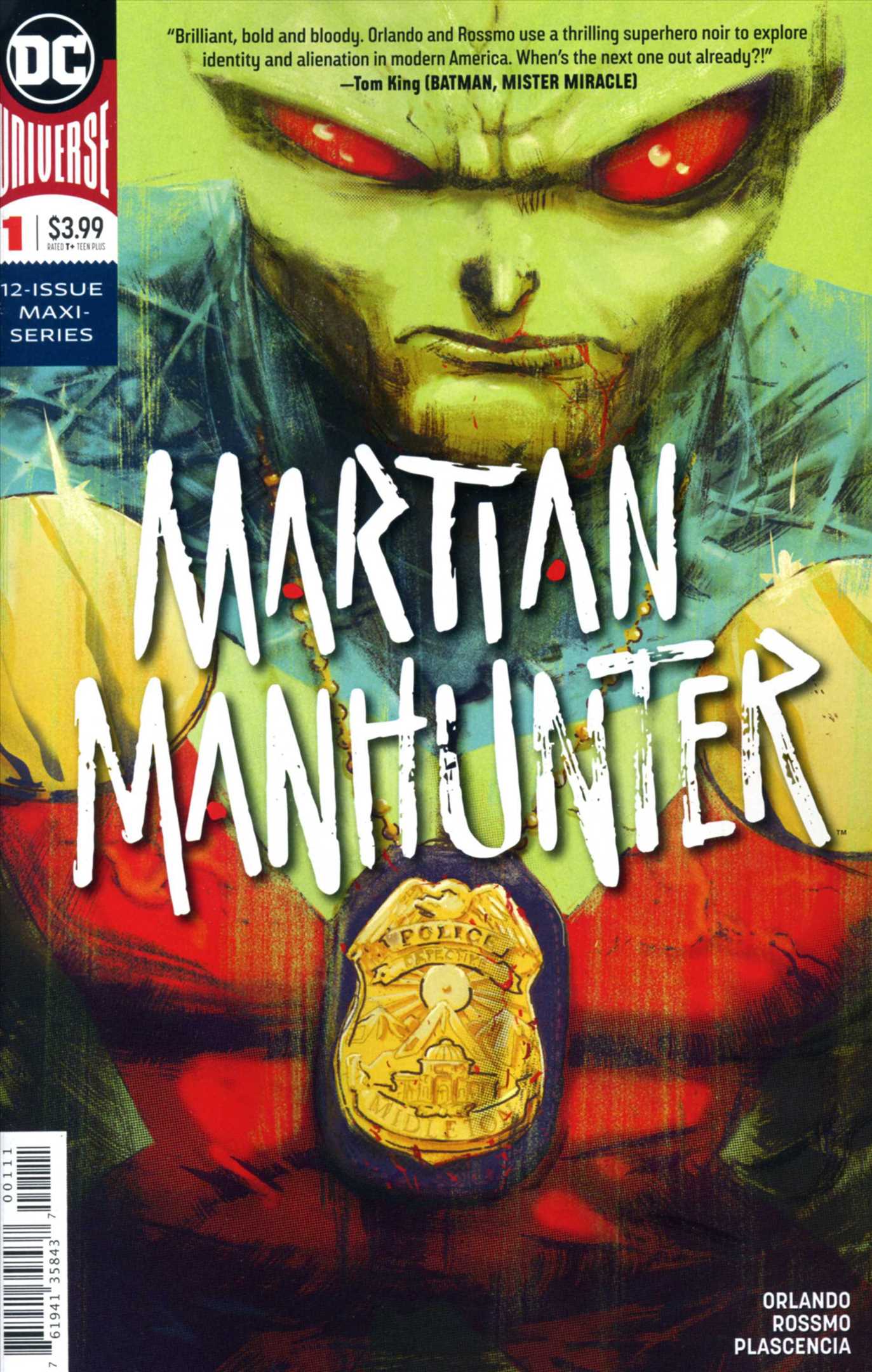 Martian Manhunter (4th Series) #1 VF/NM ; DC | Steve Orlando