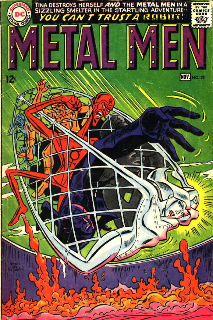 Metal Men #28 GD ; DC | low grade comic November 1967 Ross Andru