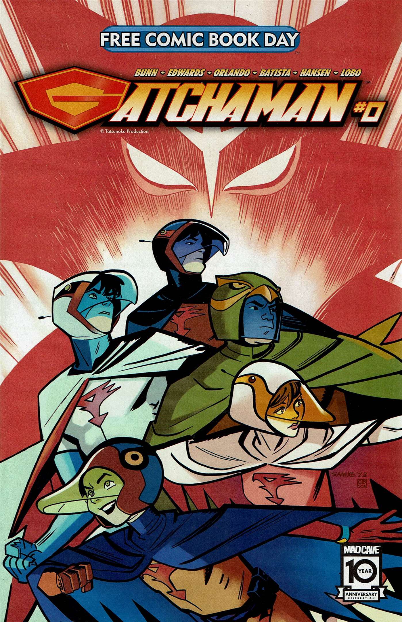 Gatchaman #0 VF/NM ; Mad Cave | FCBD Battle of the Planets