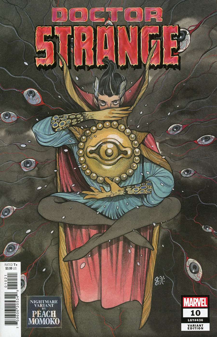 Doctor Strange (7th Series) #10A VF/NM ; Marvel | 436 Peach Momoko Nightmare Var