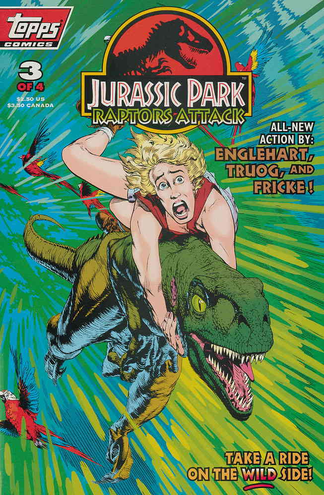 Jurassic Park: Raptors Attack #3 VF/NM Topps - save on shipping - details inside - Afbeelding 1 van 1