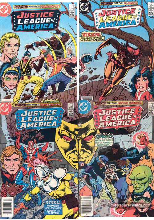 Justice League of America #233, 234, 235, 236