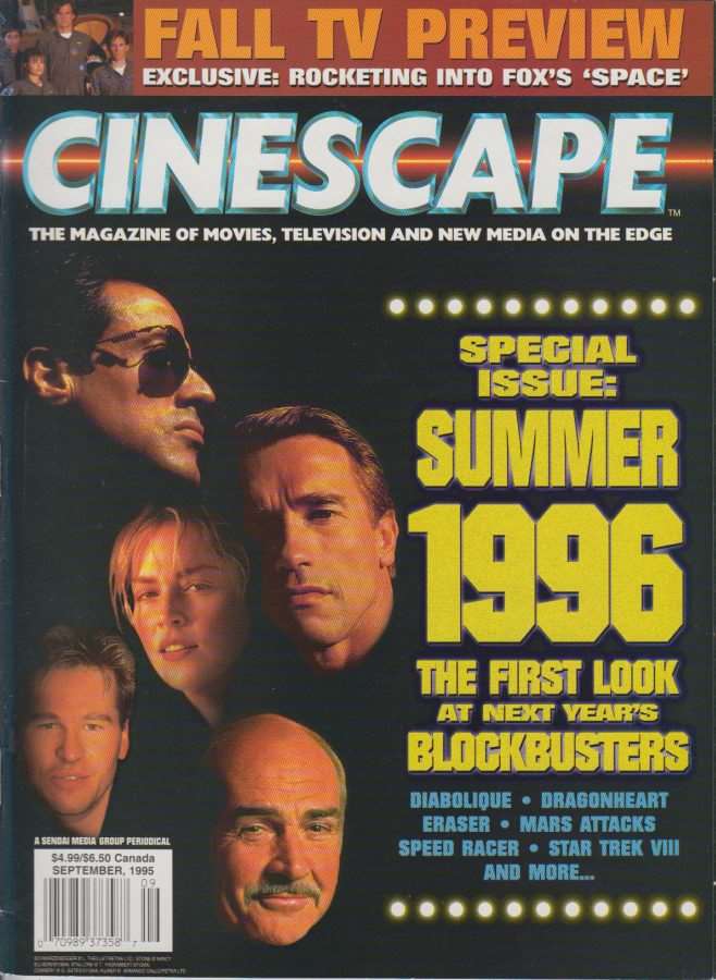 Cinescape (Vol. 1) #12 VF; Cinescape | Summer 1996 First Look September ...