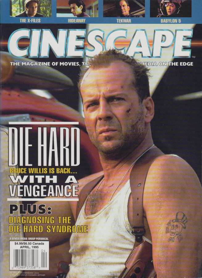 Cinescape (Vol. 1) #7 VF; Cinescape | Bruce Willis Die Hard April 1995 ...