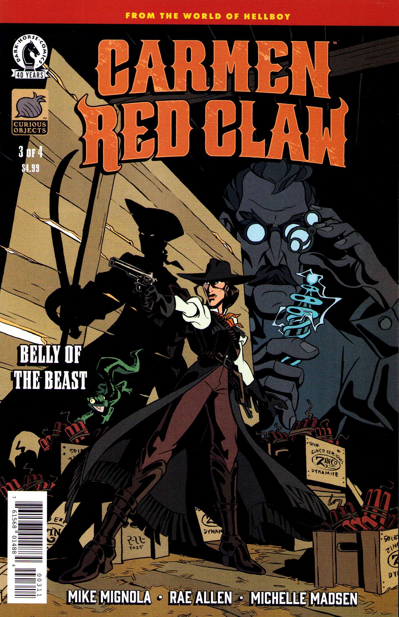 zombieclaw: the ai botnet nobody is talking about | by... Carmen Red Claw : Belly of the Beast #3A VF/NM ; Dark Horse | Hellboy ...