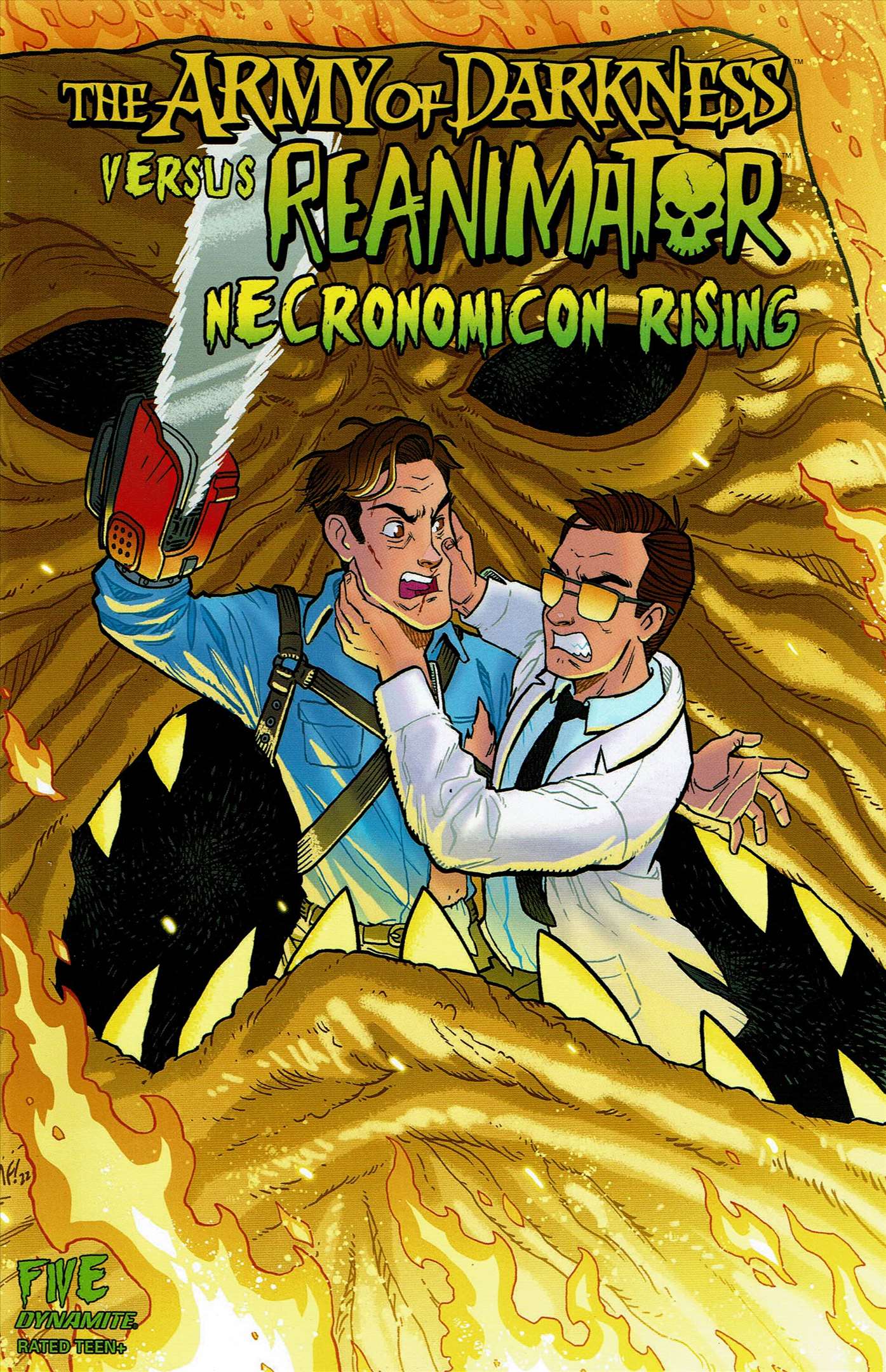 ARMY OF DARKNESS Vs. Reanimator, The: Necronomicon Rising #5A VF/NM ...