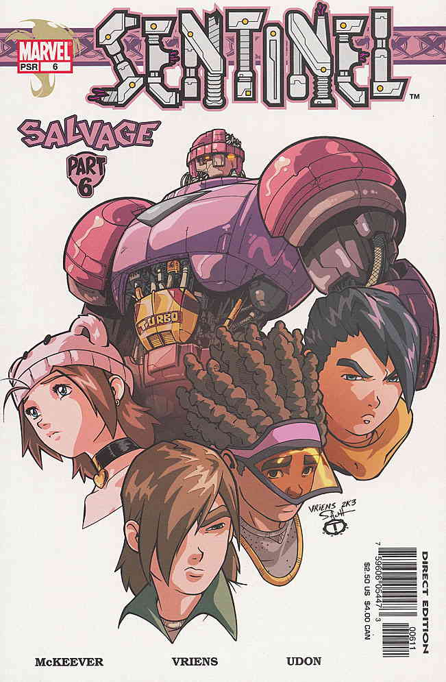 Sentinel (2ème série) #6 FN ; Marvel | Sean McKeever UDON - avec sac ...