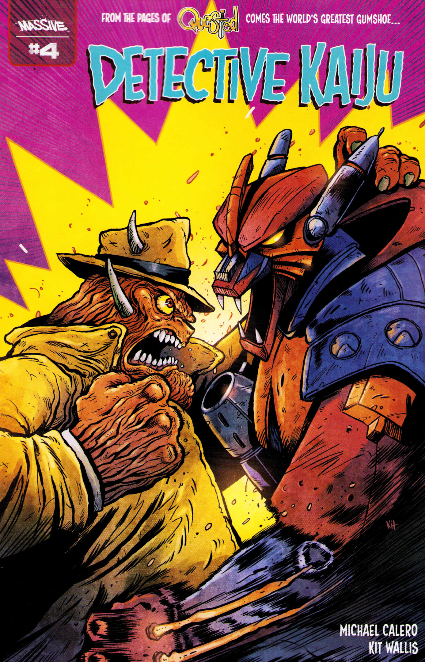 Detective Kaiju #4A VF/NM ; Massive | Last Issue Quested Spin-Off