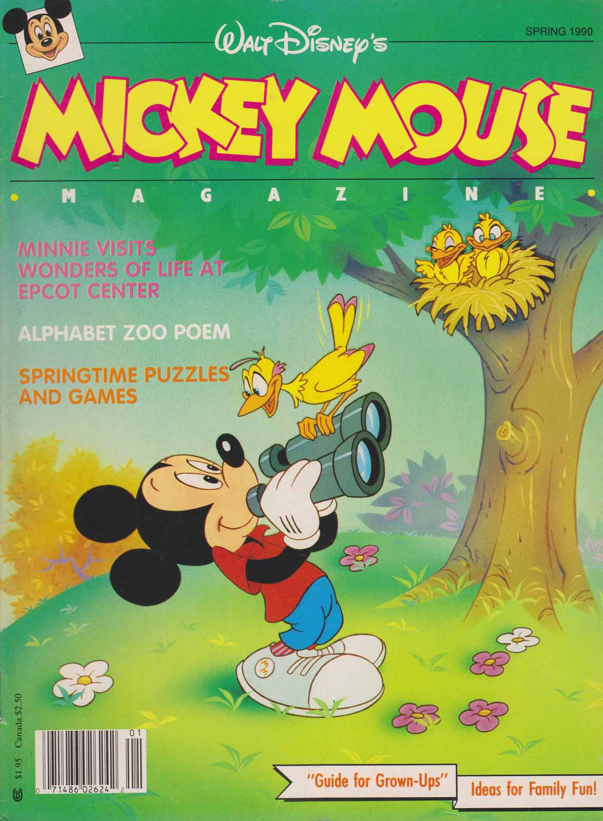 Mickey Mouse Magazine (Welsh) #10 FN; Welsh | Spring 1990 - w/Bag+Board ...