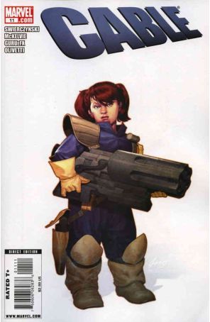 Cable (2nd Series) 11 published by Marvel with cover art by Ariel Olivetti