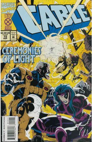 Cable 15 published by Marvel with cover art by Steve Skroce