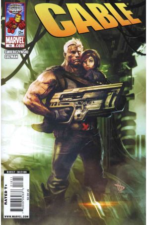 Cable (2nd Series) 18 published by Marvel with cover art by Ariel Olivetti