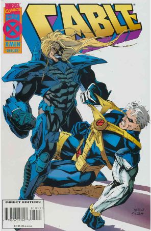 Cable 19 Deluxe published by Marvel with cover art by Steve Skroce