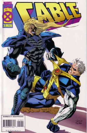 Cable 19 published by Marvel with cover art by Steve Skroce
