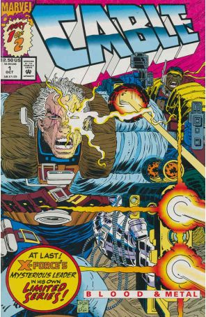 Cable: Blood and Metal 1 published by Marvel with cover art by John Romita Jr.