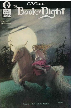 The Book of Night 1 published by Dark Horse with cover art by Charles Vess