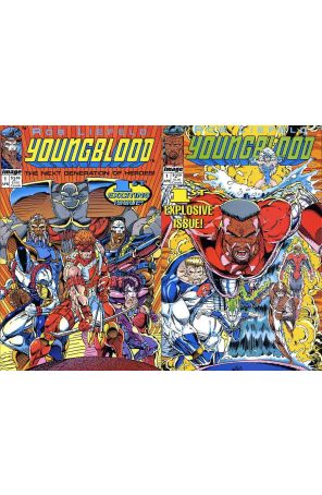 Youngblood 1 published by Image with cover art by Rob Liefeld