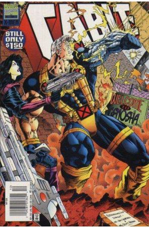 Cable 26 (Newsstand) published by Marvel with cover art by Ian Churchill