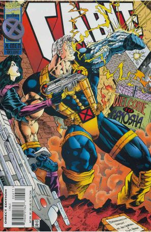 Cable 26 published by Marvel with cover art by Ian Churchill