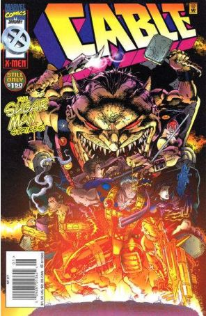 Cable 27 (Newsstand) published by Marvel with cover art by Ian Churchill