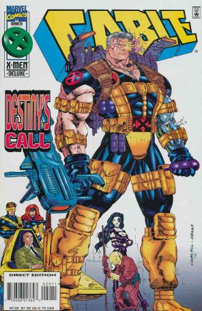 Cable 29 published by Marvel with cover art by Ian Churchill