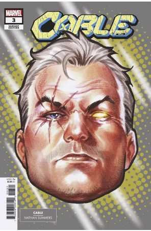 Cable (5th Series) 3A published by Marvel with cover art by Mark Brooks