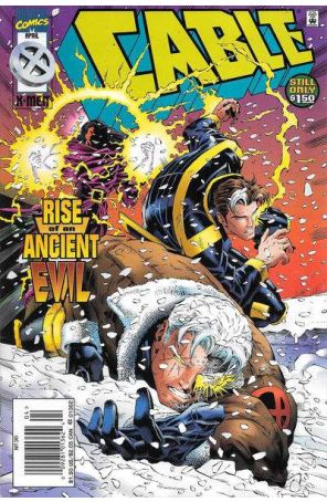 Cable 30 (Newsstand) published by Marvel with cover art by Ian Churchill