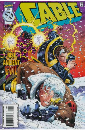 Cable 30 published by Marvel with cover art by Ian Churchill