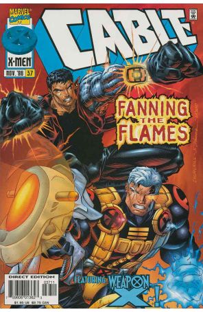 Cable 37 published by Marvel with cover art by Ian Churchill