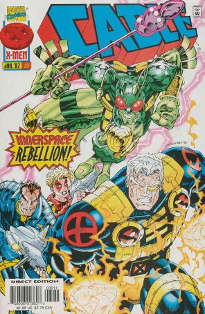 Cable 39 published by Marvel with cover art by Ian Churchill
