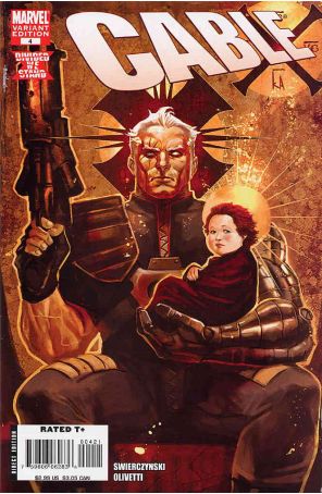 Cable (2nd Series) 4A published by Marvel with cover art by Marko Djurdjevic