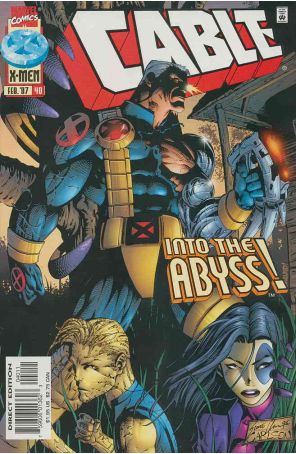 Cable 40 published by Marvel with cover art by Scott Clark