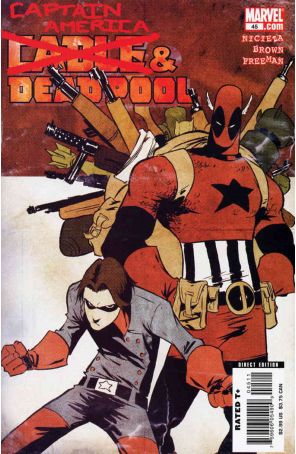 Cable/Deadpool 45 published by Marvel with cover art by Skottie Young