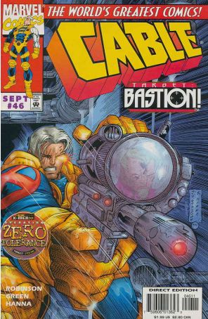 Cable 46 published by Marvel with cover art by Jose Ladrönn