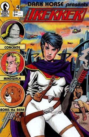 Dark Horse Presents 4 published by Dark Horse with cover art by Ron Randall