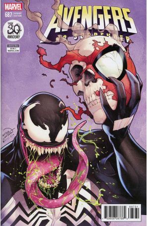 The Avengers 687B published by Marvel with cover art by Jamal Campbell