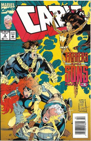Cable 8 (Newsstand) published by Marvel with cover art by Tony Daniel