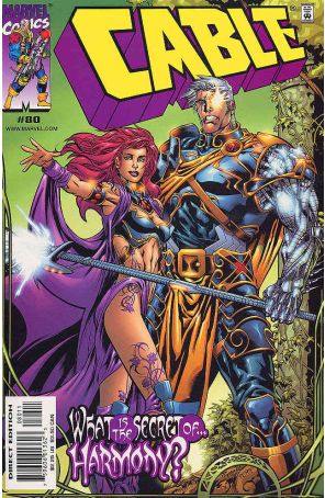 Cable 80 published by Marvel with cover art by Michael Ryan