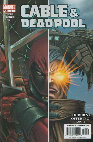 Cable/Deadpool 8 published by Marvel with cover art by Patrick Zircher