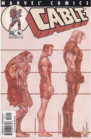 Cable 96 published by Marvel with cover art by Michael Ryan