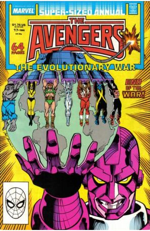 The Avengers Annual 17 published by Marvel with cover art by Sal Buscema