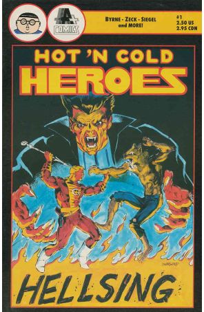 Hot N' Cold Heroes 1 published by A+ with cover art by Geof Isherwood