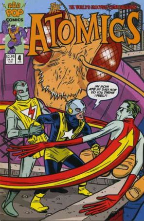 The Atomics 4 published by AAA Pop with cover art by Mike Allred