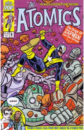 The Atomics 6 published by AAA Pop with cover art by Mike Allred