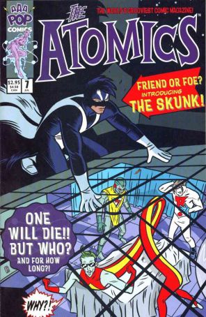 The Atomics 7 published by AAA Pop with cover art by Mike Allred