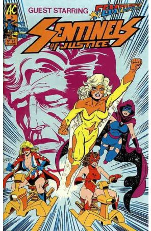 Captain Paragon and the Sentinels of Justice 5 published by AC with cover art by Erik Larsen